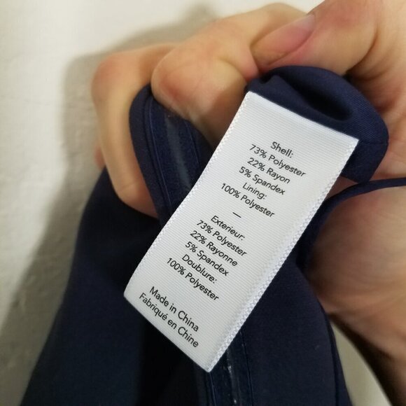 NWT Likely Navy Driggs Gown Strapless Maxi Dress Size 8 - Picture 12 of 12